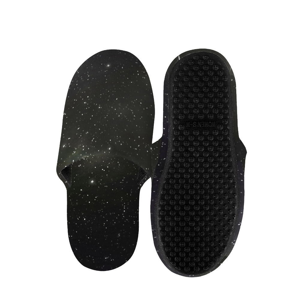 Dark Universe Galaxy Outer Space Print Slippers