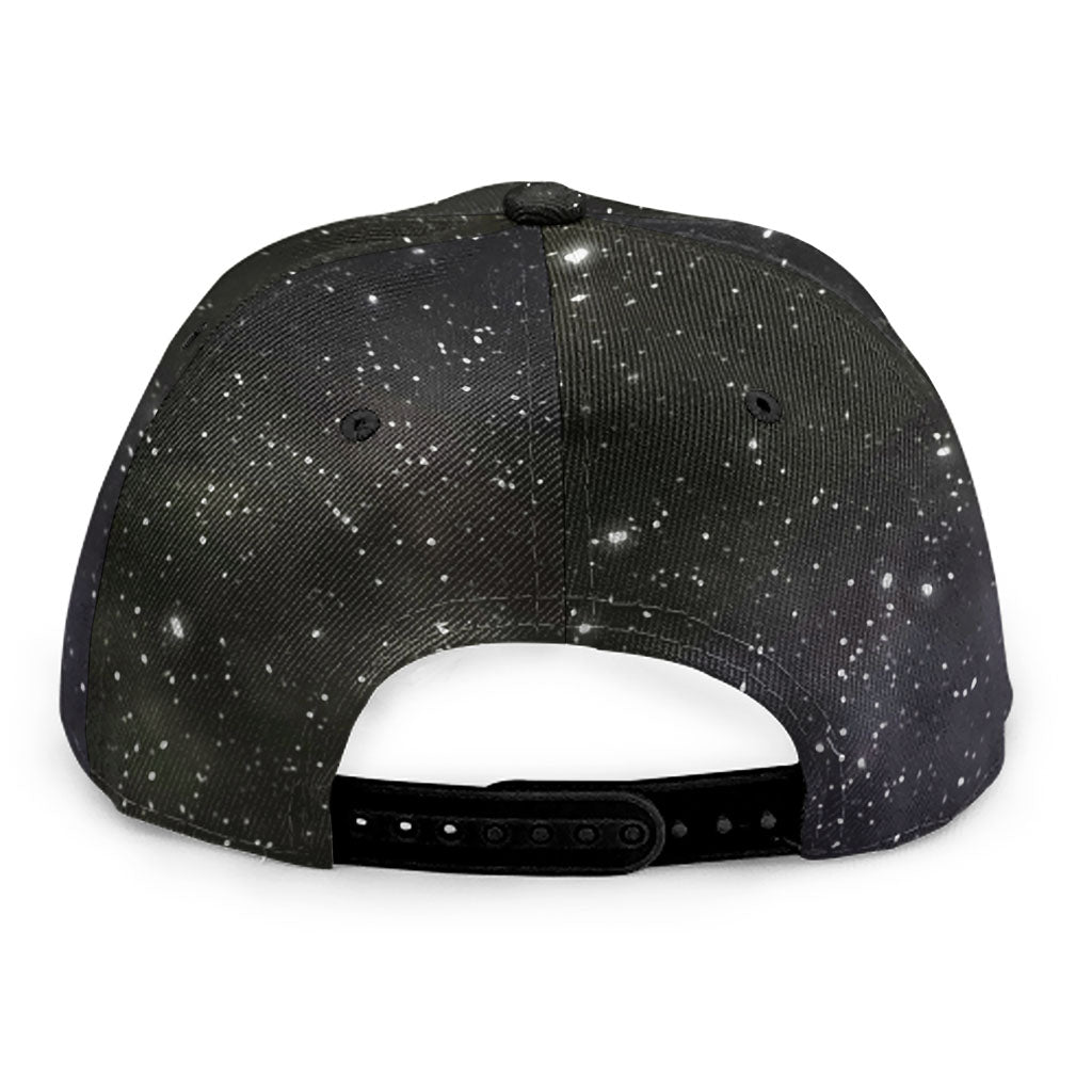 Dark Universe Galaxy Outer Space Print Snapback Cap