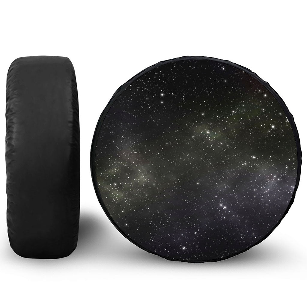 Dark Universe Galaxy Outer Space Print Tire Cover