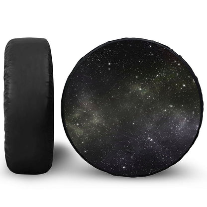 Dark Universe Galaxy Outer Space Print Tire Cover