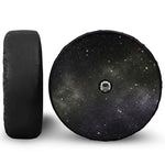 Dark Universe Galaxy Outer Space Print Tire Cover With Camera Hole