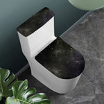 Dark Universe Galaxy Outer Space Print Toilet Lid And Tank Cover Set