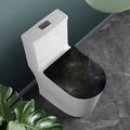 Dark Universe Galaxy Outer Space Print Toilet Lid Cover