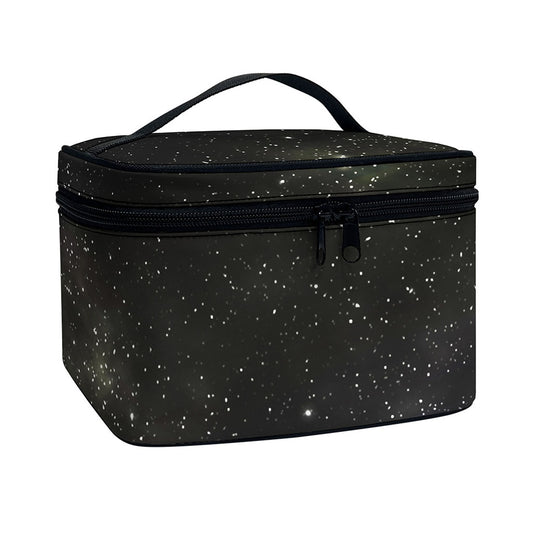 Dark Universe Galaxy Outer Space Print Travel Makeup Bag