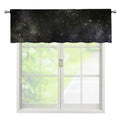 Dark Universe Galaxy Outer Space Print Window Valance