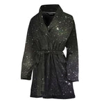 Dark Universe Galaxy Outer Space Print Women's Bathrobe