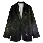 Dark Universe Galaxy Outer Space Print Women's Blazer