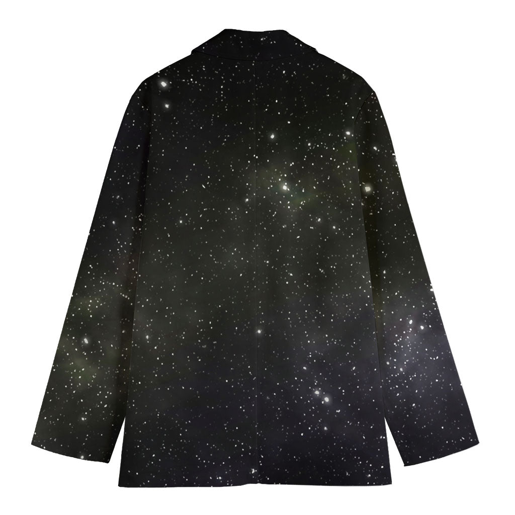 Dark Universe Galaxy Outer Space Print Women's Blazer