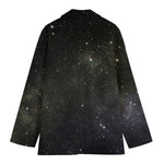 Dark Universe Galaxy Outer Space Print Women's Cotton Blazer