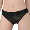 Dark Universe Galaxy Outer Space Print Women's Panties