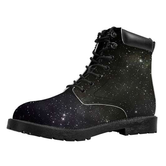 Dark Universe Galaxy Outer Space Print Work Boots