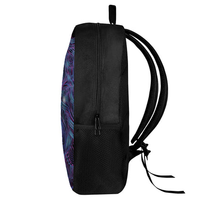 Dark Virgo Zodiac Sign Print 17 Inch Backpack