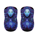 Dark Virgo Zodiac Sign Print Bar Stool Covers