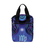 Dark Virgo Zodiac Sign Print Bible Tote Bag