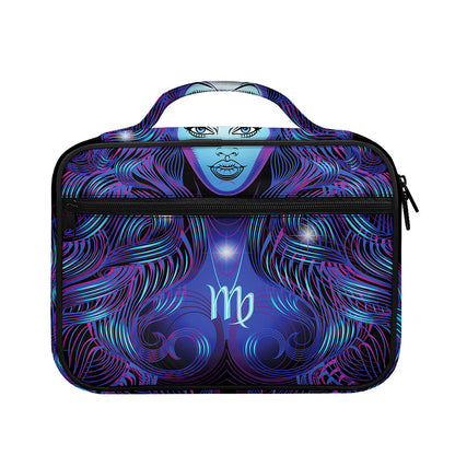 Dark Virgo Zodiac Sign Print Briefcase Bible Bag