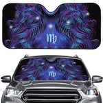 Dark Virgo Zodiac Sign Print Car Windshield Sun Shade