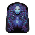 Dark Virgo Zodiac Sign Print Casual Backpack