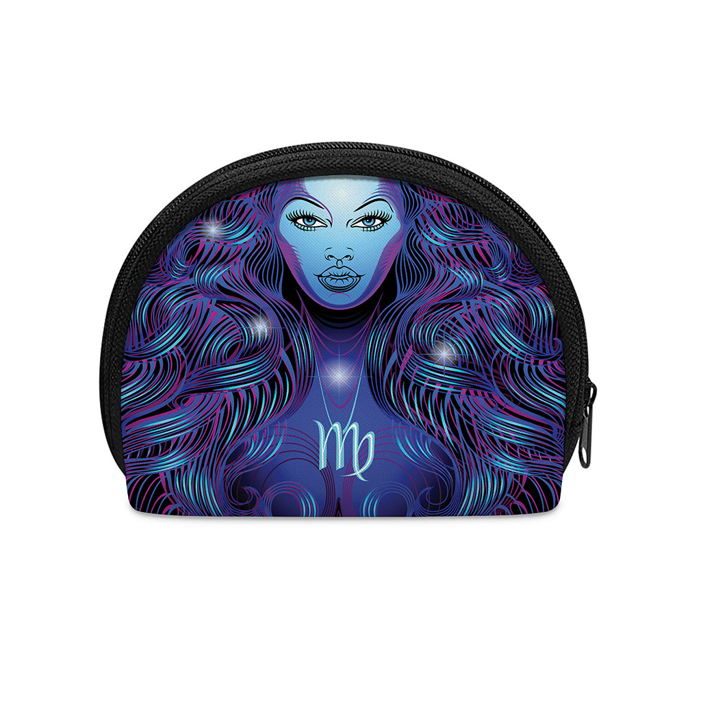 Dark Virgo Zodiac Sign Print Coin Purse