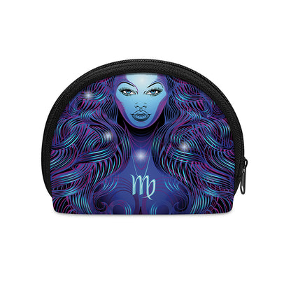 Dark Virgo Zodiac Sign Print Coin Purse