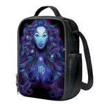 Dark Virgo Zodiac Sign Print Crossbody Lunch Bag