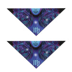 Dark Virgo Zodiac Sign Print Dog Bandana