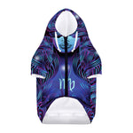 Dark Virgo Zodiac Sign Print Dog Zip Up Hoodie