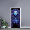 Dark Virgo Zodiac Sign Print Door Sticker