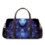 Dark Virgo Zodiac Sign Print Duffle Bag