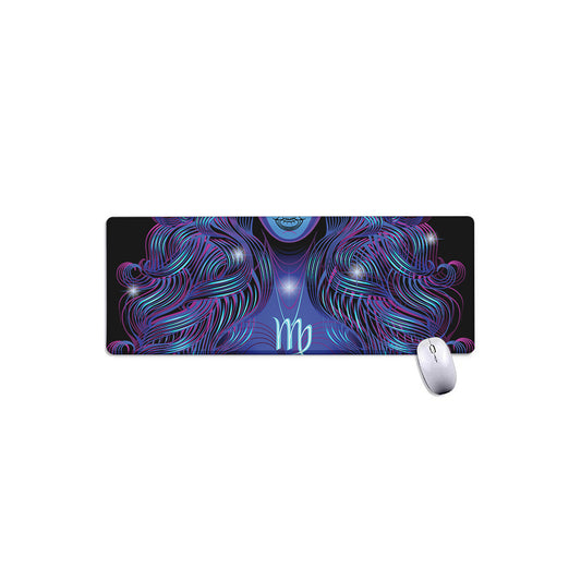 Dark Virgo Zodiac Sign Print Extended Mouse Pad