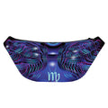 Dark Virgo Zodiac Sign Print Fanny Pack