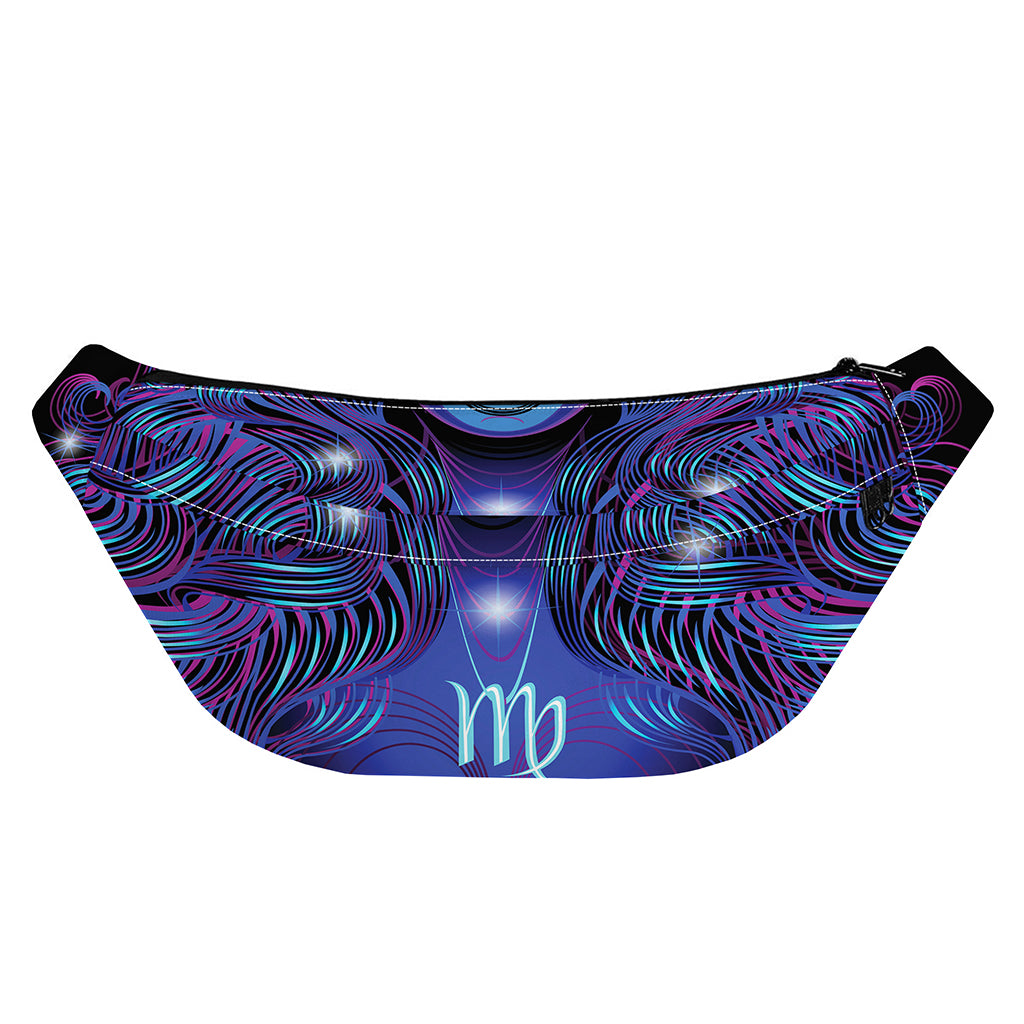 Dark Virgo Zodiac Sign Print Fanny Pack