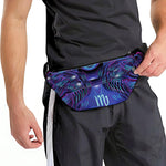 Dark Virgo Zodiac Sign Print Fanny Pack