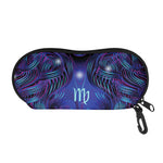 Dark Virgo Zodiac Sign Print Glasses Case