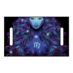 Dark Virgo Zodiac Sign Print Golf Cart Seat Cover
