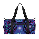 Dark Virgo Zodiac Sign Print Gym Bag