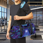 Dark Virgo Zodiac Sign Print Gym Bag
