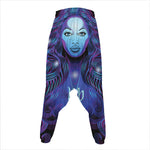 Dark Virgo Zodiac Sign Print Hammer Pants