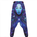 Dark Virgo Zodiac Sign Print Hammer Pants