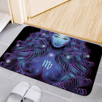 Dark Virgo Zodiac Sign Print Indoor Door Mat