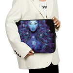Dark Virgo Zodiac Sign Print Laptop Sleeve