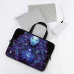 Dark Virgo Zodiac Sign Print Laptop Sleeve With Handle