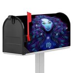 Dark Virgo Zodiac Sign Print Mailbox Cover