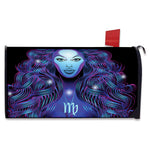 Dark Virgo Zodiac Sign Print Mailbox Cover