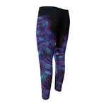 Dark Virgo Zodiac Sign Print Men's Compression Pants