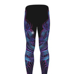 Dark Virgo Zodiac Sign Print Men's leggings