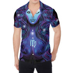 Dark Virgo Zodiac Sign Print Men's Shirt