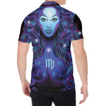 Dark Virgo Zodiac Sign Print Men's Shirt