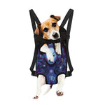 Dark Virgo Zodiac Sign Print Pet Carrier Backpack
