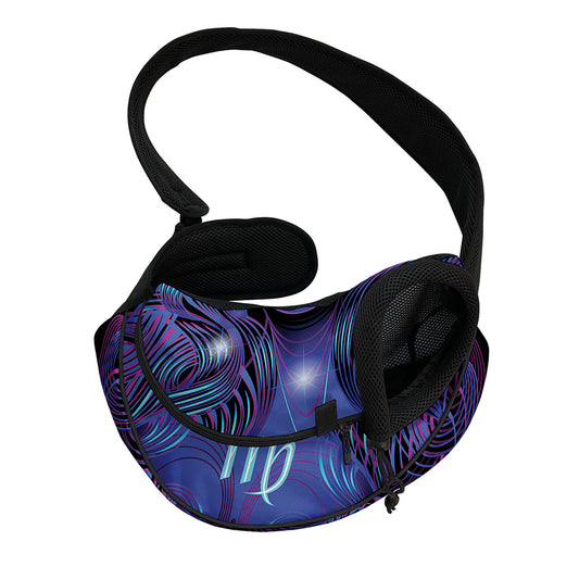 Dark Virgo Zodiac Sign Print Pet Sling Carrier