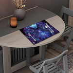Dark Virgo Zodiac Sign Print Placemat